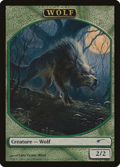 Human // Wolf Double-Sided Token [Friday Night Magic 2012] | Clutch Gaming