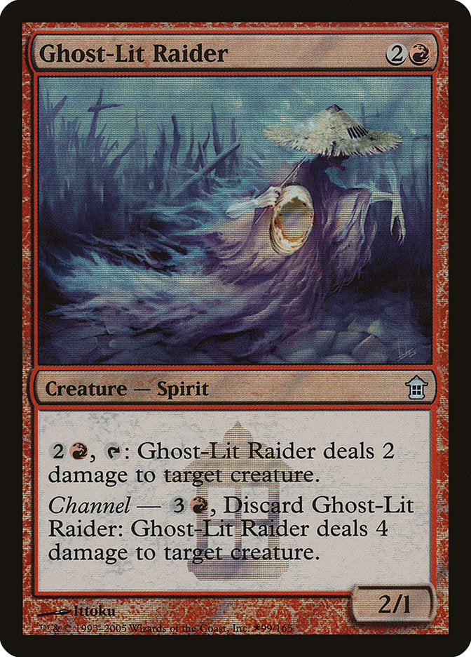 Ghost-Lit Raider [Saviors of Kamigawa Promos] | Clutch Gaming