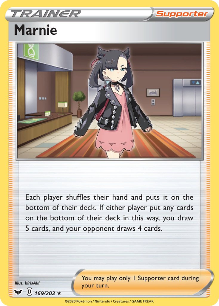 Marnie (169/202) (Theme Deck Exclusive) [Sword & Shield: Base Set] | Clutch Gaming