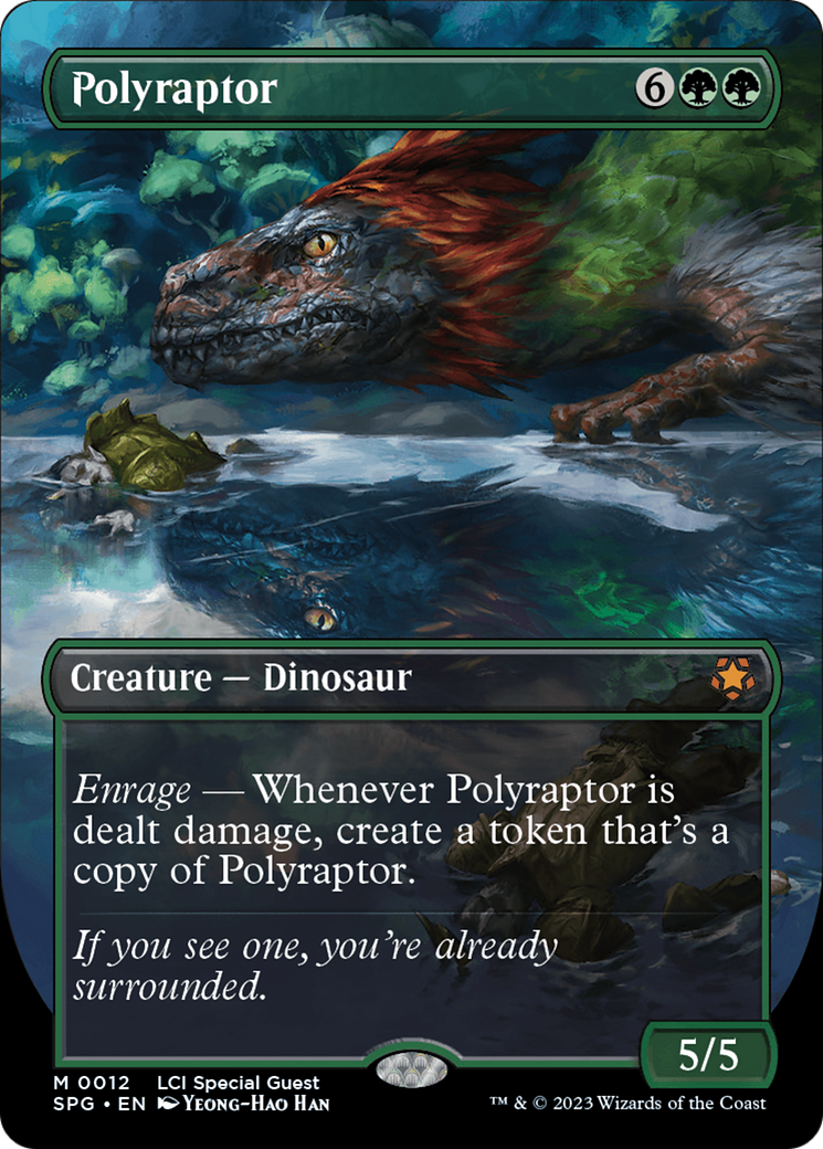 Polyraptor (Borderless) [The Lost Caverns of Ixalan Special Guests] | Clutch Gaming