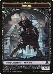 Zombie // Zombie Double-Sided Token [Eldritch Moon Prerelease Promos] | Clutch Gaming