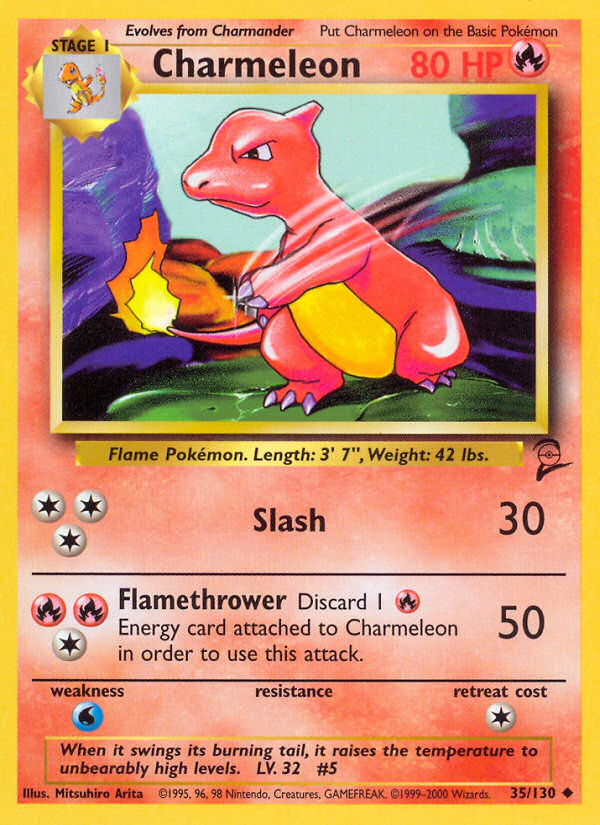 Charmeleon (35/130) [Base Set 2] | Clutch Gaming