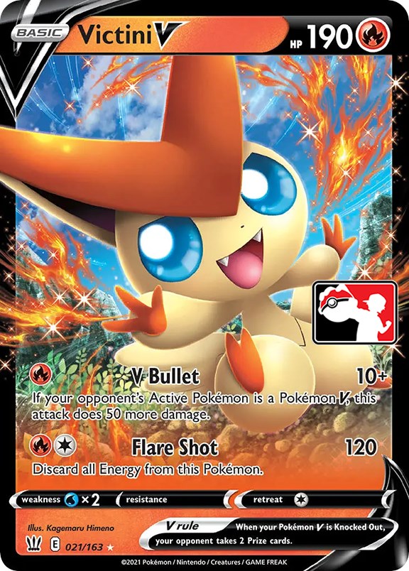 Victini V (021/163) [Prize Pack Series One] | Clutch Gaming