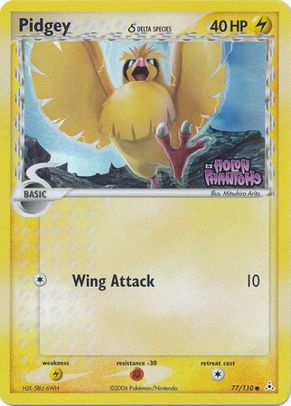 Pidgey (77/110) (Delta Species) (Stamped) [EX: Holon Phantoms] | Clutch Gaming