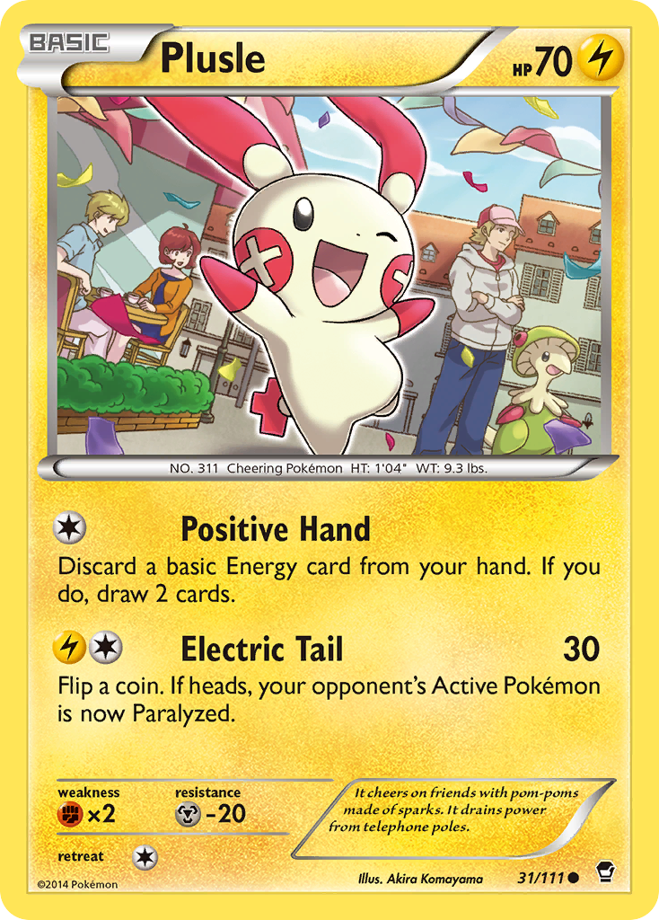 Plusle (31/111) [XY: Furious Fists] | Clutch Gaming