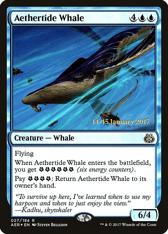 Aethertide Whale [Aether Revolt Prerelease Promos] | Clutch Gaming