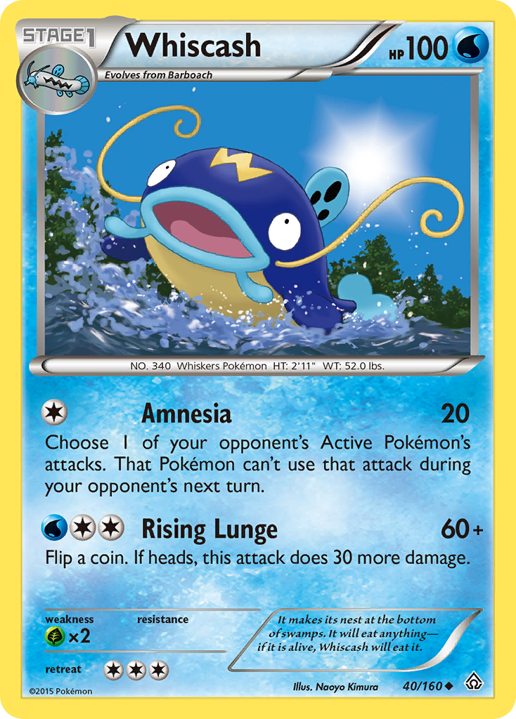 Whiscash (40/160) [XY: Primal Clash] | Clutch Gaming