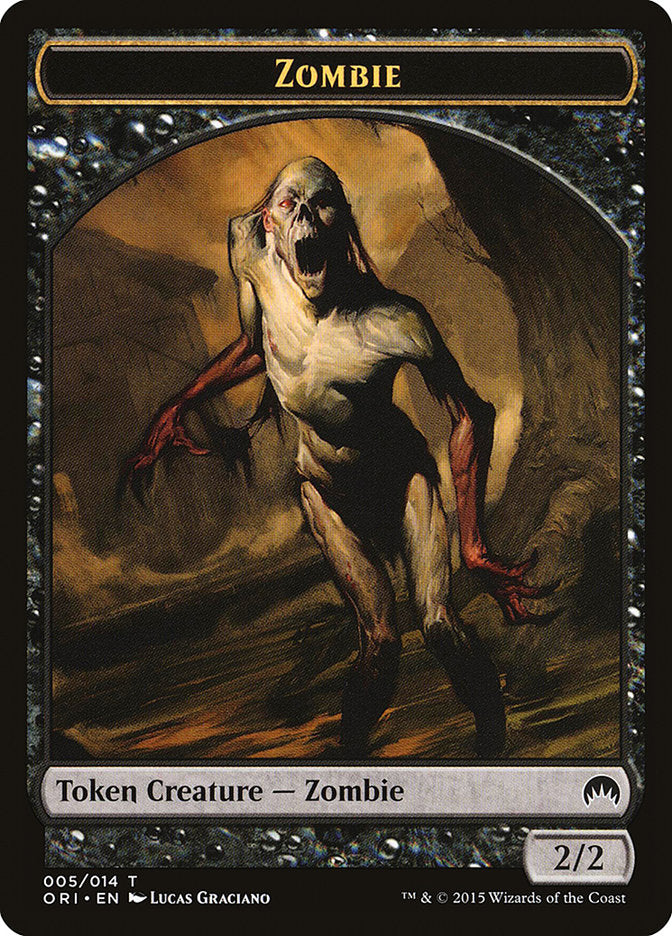 Zombie Token [Magic Origins Tokens] | Clutch Gaming