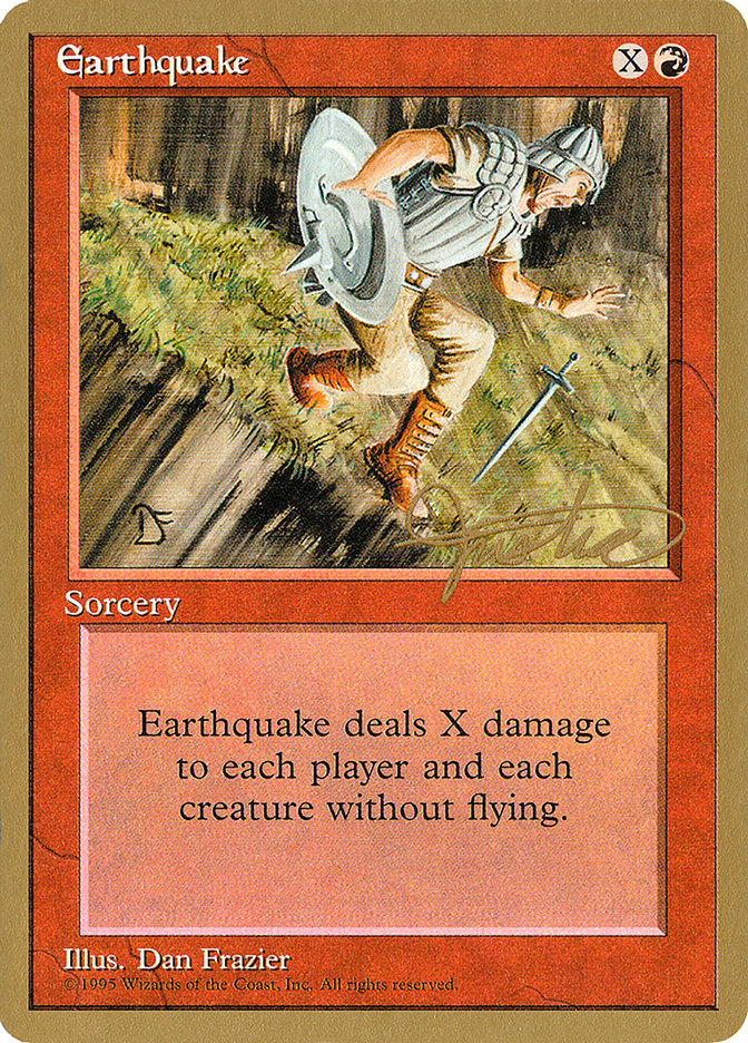 Earthquake (Mark Justice) [Pro Tour Collector Set] | Clutch Gaming