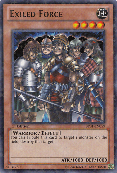 Exiled Force [BP01-EN059] Starfoil Rare | Clutch Gaming