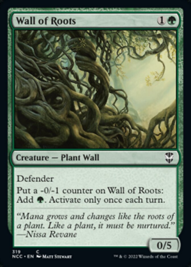 Wall of Roots [Streets of New Capenna Commander] | Clutch Gaming