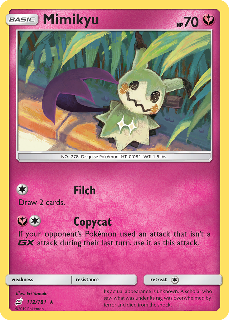 Mimikyu (112/181) [Sun & Moon: Team Up] | Clutch Gaming