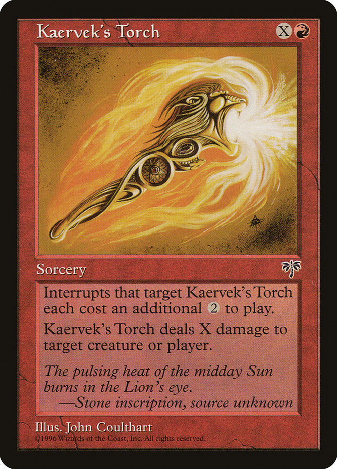 Kaervek's Torch [Mirage] | Clutch Gaming