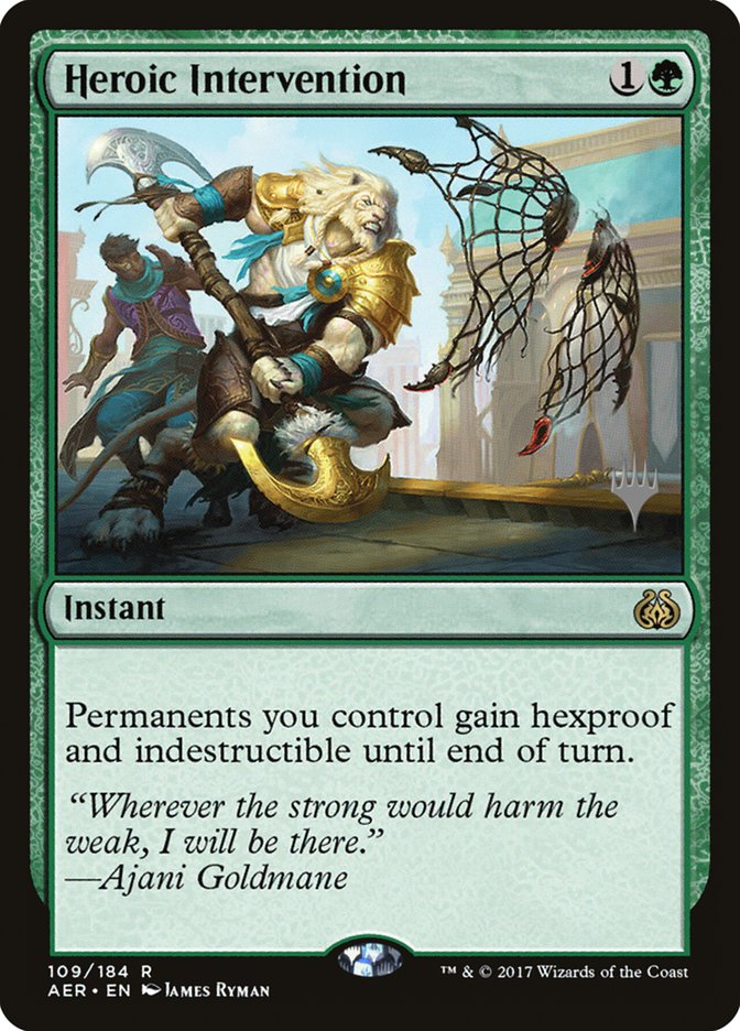 Heroic Intervention (Promo Pack) [Aether Revolt Promos] | Clutch Gaming