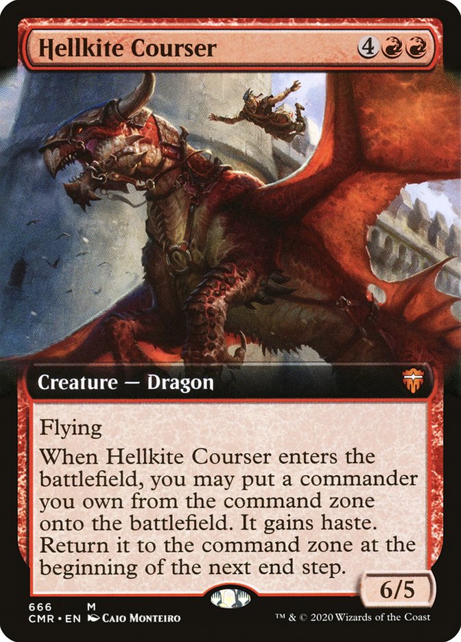 Hellkite Courser (Extended Art) [Commander Legends] | Clutch Gaming