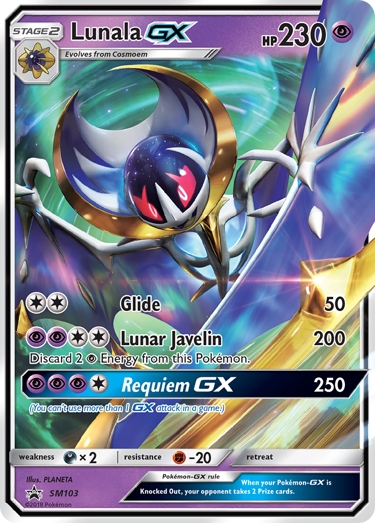 Lunala GX (SM103) [Sun & Moon: Black Star Promos] | Clutch Gaming