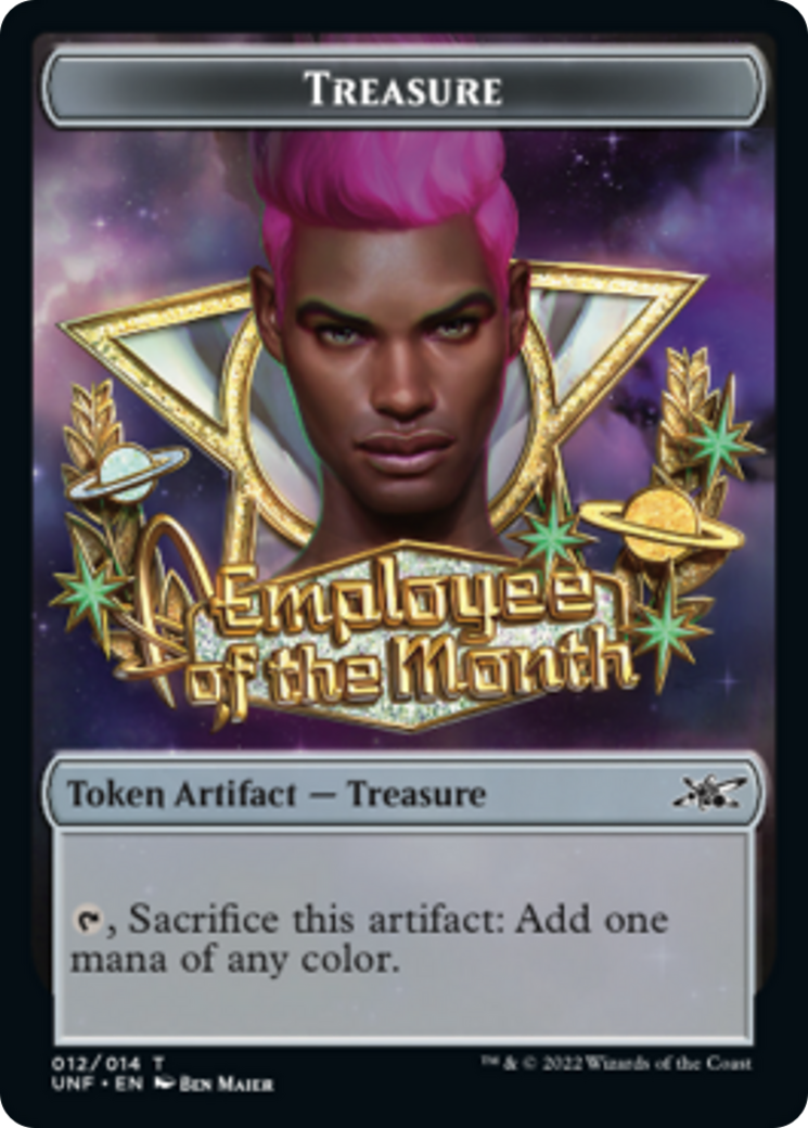 Cat // Treasure (12) Double-Sided Token [Unfinity Tokens] | Clutch Gaming