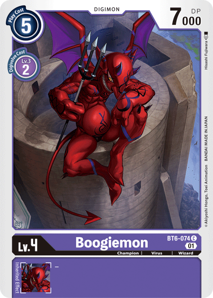 Boogiemon [BT6-074] [Double Diamond] | Clutch Gaming