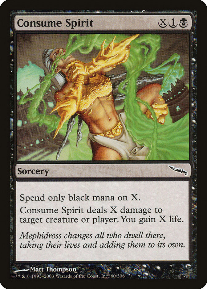 Consume Spirit [Mirrodin] | Clutch Gaming