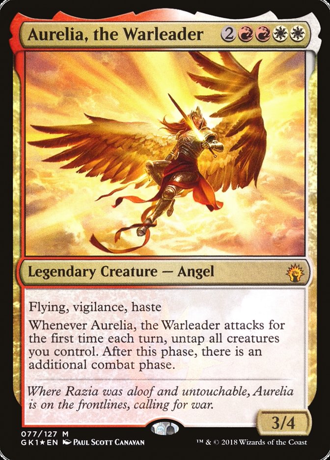 Aurelia, the Warleader [Guilds of Ravnica Guild Kit] | Clutch Gaming