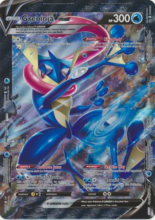 Greninja V-Union (Jumbo Card) [Sword & Shield: Black Star Promos] | Clutch Gaming