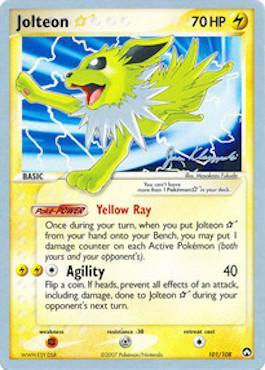 Jolteon Star (101/108) (Psychic Lock - Jason Klaczynski) [World Championships 2008] | Clutch Gaming