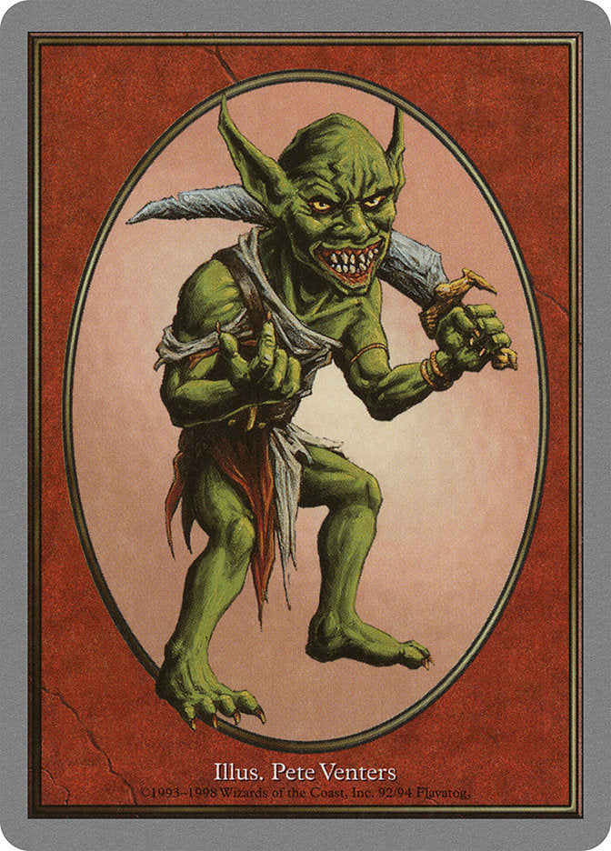 Goblin Token [Unglued Tokens] | Clutch Gaming