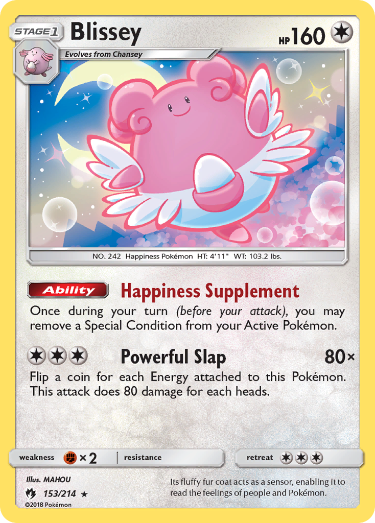 Blissey (153/214) [Sun & Moon: Lost Thunder] | Clutch Gaming