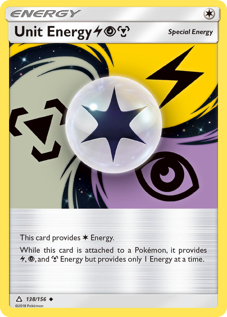 Unit Energy (138/156) (Lightning, Psychic, Metal) [Sun & Moon: Ultra Prism] | Clutch Gaming