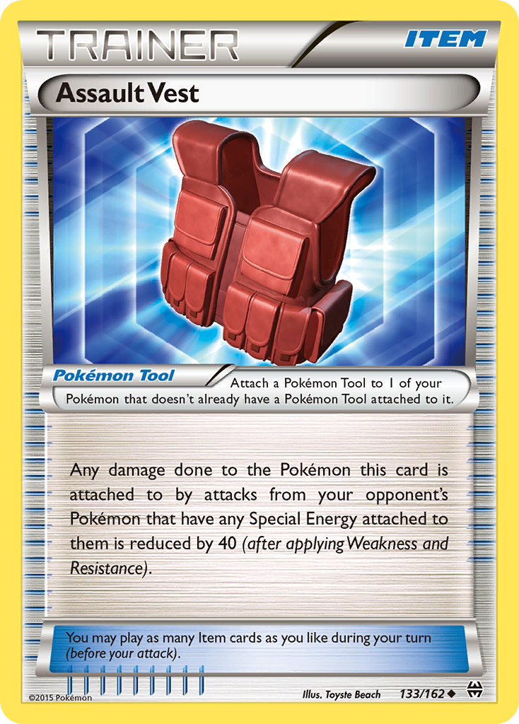 Assault Vest (133/162) [XY: BREAKthrough] | Clutch Gaming