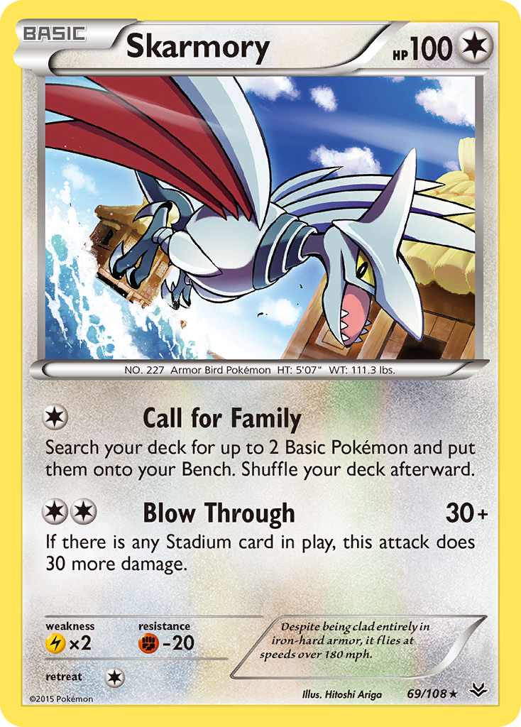 Skarmory (69/108) [XY: Roaring Skies] | Clutch Gaming