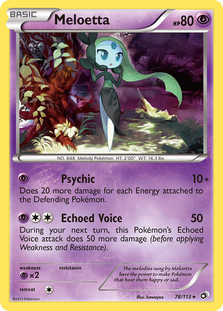 Meloetta (78/113) [Black & White: Legendary Treasures] | Clutch Gaming