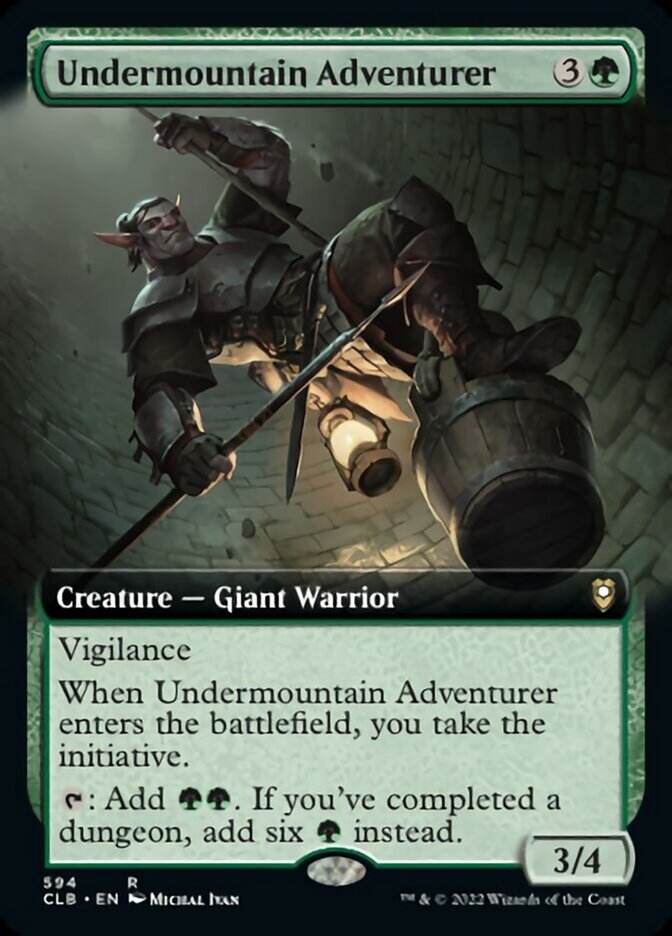 Undermountain Adventurer (Extended Art) [Commander Legends: Battle for Baldur's Gate] | Clutch Gaming