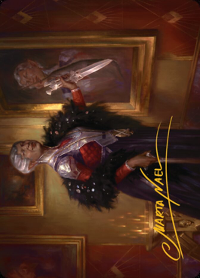 Evelyn, the Covetous Art Card (Gold-Stamped Signature) [Streets of New Capenna Art Series] | Clutch Gaming