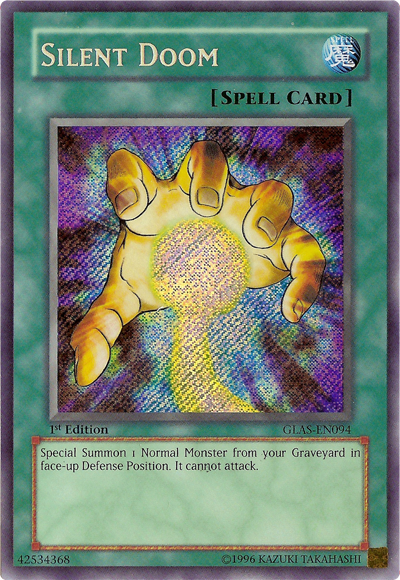 Silent Doom [GLAS-EN094] Secret Rare | Clutch Gaming