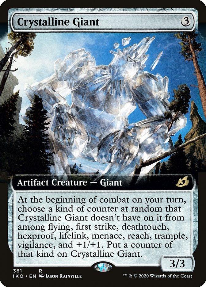 Crystalline Giant (Extended Art) [Ikoria: Lair of Behemoths] | Clutch Gaming