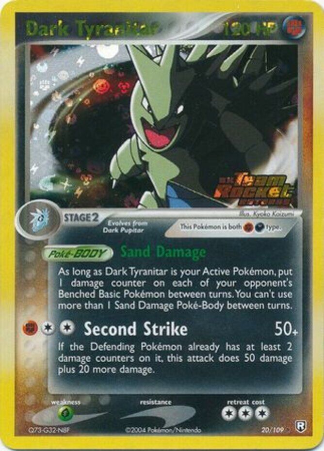 Dark Tyranitar (20/109) (Stamped) [EX: Team Rocket Returns] | Clutch Gaming