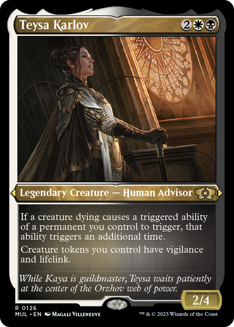 Teysa Karlov (Foil Etched) [Multiverse Legends] | Clutch Gaming