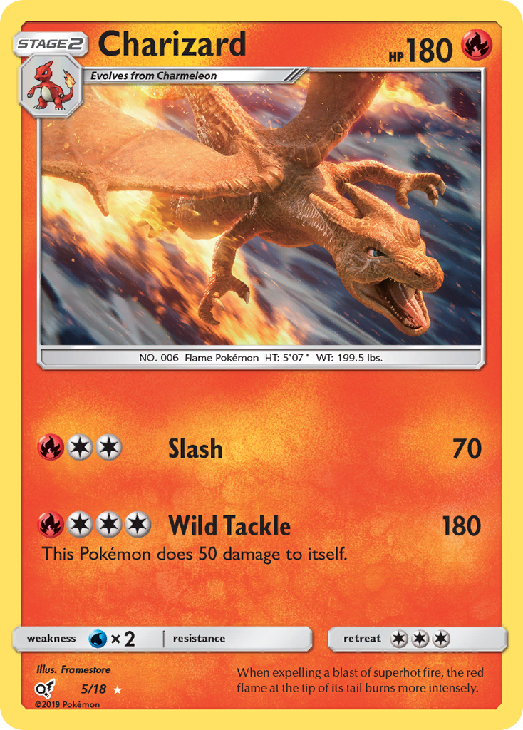 Charizard (5/18) [Sun & Moon: Detective Pikachu] | Clutch Gaming