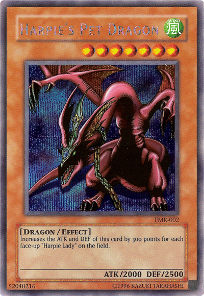 Harpie's Pet Dragon (Forbidden Memories) [FMR-002] Prismatic Secret Rare | Clutch Gaming