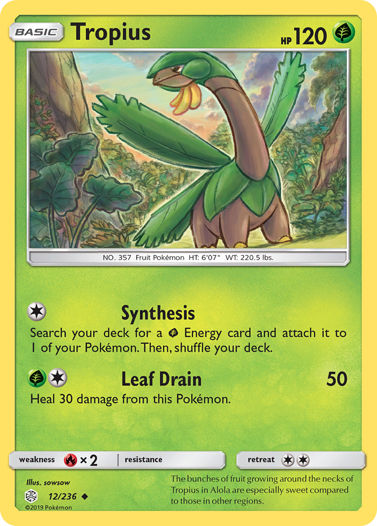 Tropius (12/236) [Sun & Moon: Cosmic Eclipse] | Clutch Gaming