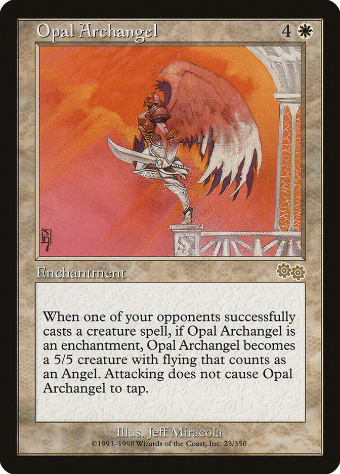 Opal Archangel [Urza's Saga] | Clutch Gaming