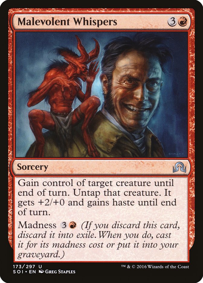 Malevolent Whispers [Shadows over Innistrad] | Clutch Gaming