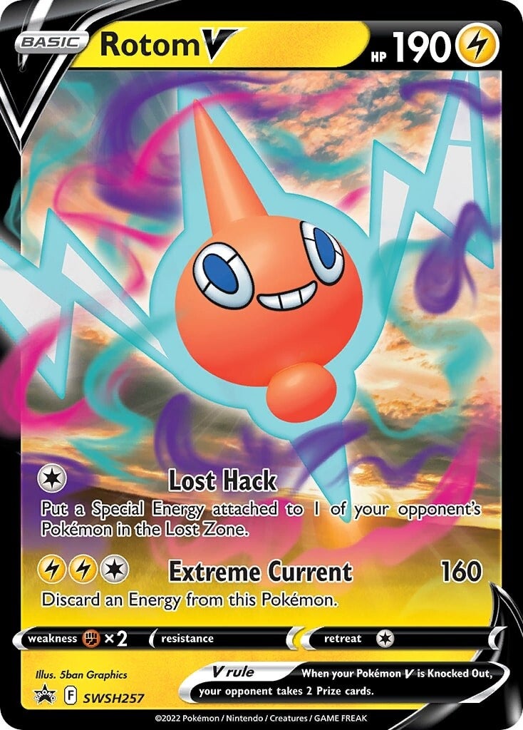 Rotom V (SWSH257) [Sword & Shield: Black Star Promos] | Clutch Gaming