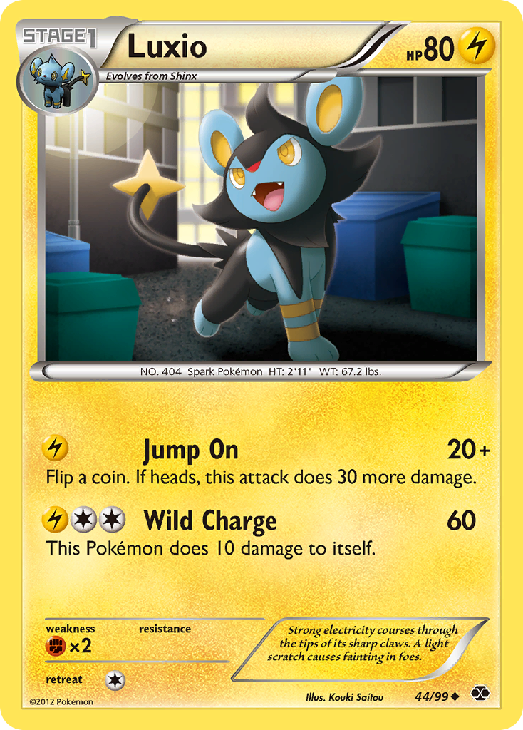 Luxio (44/99) [Black & White: Next Destinies] | Clutch Gaming