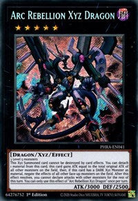 Arc Rebellion Xyz Dragon [PHRA-EN041] Secret Rare | Clutch Gaming