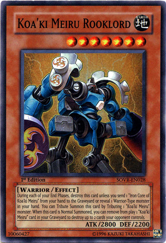 Koa'ki Meiru Rooklord [SOVR-EN028] Super Rare | Clutch Gaming