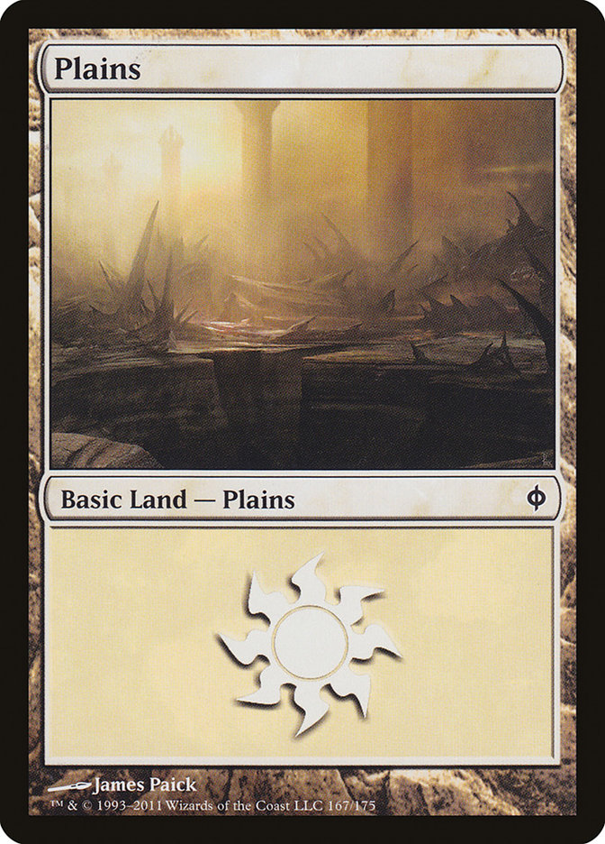 Plains (167) [New Phyrexia] | Clutch Gaming