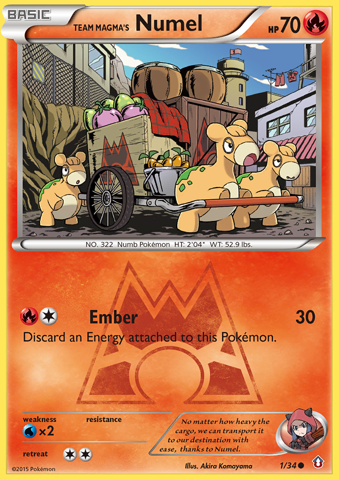 Team Magma's Numel (1/34) [XY: Double Crisis] | Clutch Gaming