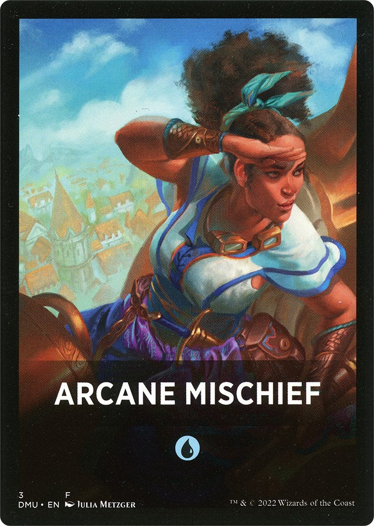 Arcane Mischief Theme Card [Dominaria United Tokens] | Clutch Gaming